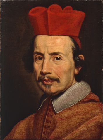 Anonimo — Gaulli Giovanni Battista - sec. XVII - Ritratto del cardinale Marco Gallo — insieme